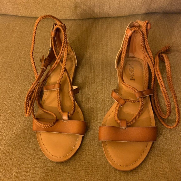 Lane Bryant Gladiator Sandals - Picture 1 of 6